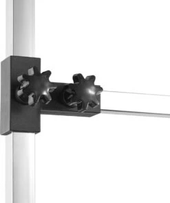 Tectake - Honden Trimtafel Met Twee Lussen - Zwart/zilver- 402893 -Huisdierenserie Winkel 1003x1200