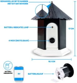 Vulpes Pets® Anti Blaf Apparaat Pro - Anti Blafband Voor Alle Honden - Luxe Hondentrainer - Diervriendelijk & Zonder Schok - Inclusief 9V Batterij - Waterbestendig - Ophangbaar - Instelbare Ultrasone Niveauregeling - 4 Standen -Huisdierenserie Winkel 1111x1200 1