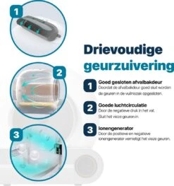 BOME Automatische Kattenbak - Zelfreinigende Kattenbak - Met App En Touchscreen - 65L -Huisdierenserie Winkel 1128x1200 1