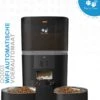 Pretty Paws QQ003 - Wifi Voermachine - Dubbele Voerbakjes - Zwart - Kat - 6L -Huisdierenserie Winkel 1138x1200 1