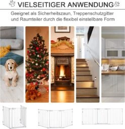 PawHut Afschermhek Voor Honden Veiligheidshek Hondenhek 3 Elementen Kunststof Wit D06-100V01 -Huisdierenserie Winkel 1160x1200 2
