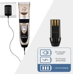 LifeGoods Hondentondeuse - Voor Katten En Honden - Complete Set - 5 Standen - Draadloos - Oplaadbaar - Goud/Zwart -Huisdierenserie Winkel 1170x1200 1