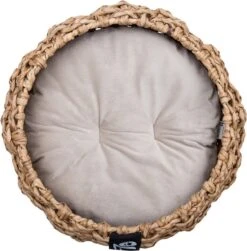 District 70 COCOON - Luxe Hondenmand Van Duurzaam Hoogwaardig Riet Met Zacht Kussen - Maten S/M/L - Large -Huisdierenserie Winkel 1179x1200