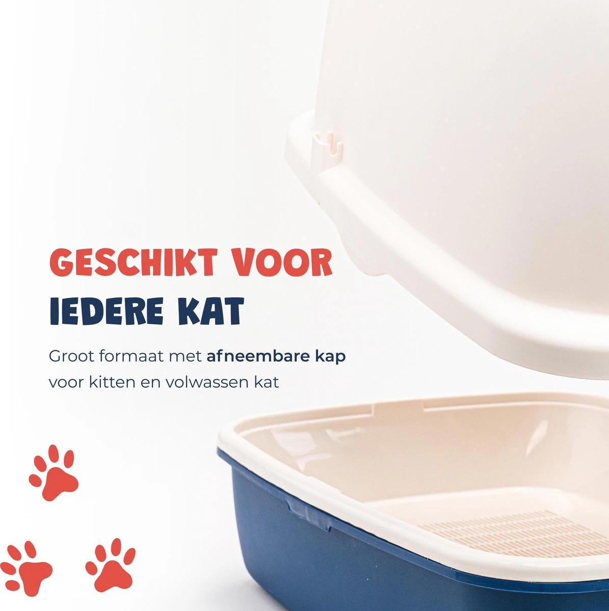 JC Pets Premium Kattenbak Systeem - Inclusief 2.5KG / 4L Kattenbakvulling - Zelfreinigend 10 JC Pets Premium Kattenbak Systeem - Inclusief 2.5KG / 4L Kattenbakvulling - Zelfreinigend - Afbeelding 8