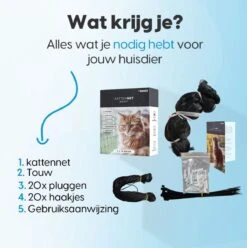 Kattennet Voor Balkon 4 X 10 M - Kattennet - Katten Gaas - Zwart 17 Kattennet Voor Balkon 4 X 10 M - Kattennet - Katten Gaas - Zwart -Huisdierenserie Winkel 1197x1200 3