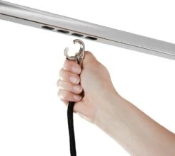 Tectake - Honden Trimtafel Met Twee Lussen - Zwart/zilver- 402893 -Huisdierenserie Winkel 1200x1069