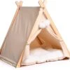 Dogs&Co Tippi Tent Voor Katten Of Kleine Honden Ecru 2 Dogs&Co Tippi Tent Voor Katten Of Kleine Honden Ecru -Huisdierenserie Winkel 1200x1088