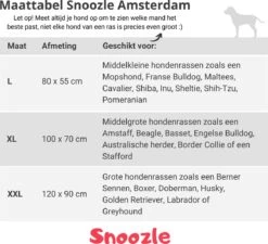 Snoozle Orthopedische Hondenmand - Zacht En Luxe Hondenkussen - Hondenbed - Wasbaar - Hondenmanden - 100 X 70 Cm - Stormy Grey -Huisdierenserie Winkel 1200x1094