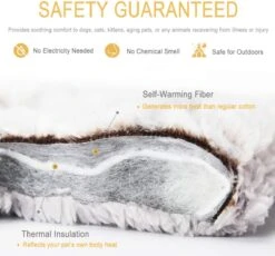 Merkloos Zelfverwarmende Dierendeken Zonder Stroom Thermo Deken Hond Kat Inclusief Adreslabel 70 X 47 Cm -Huisdierenserie Winkel 1200x1118