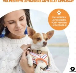 Vulpes Pets® Ultrasone Anti Blaf Apparaat – 3-in-1 Anti Blaf Apparaat Pro - Diervriendelijk & Zonder Schok - Alternatief Anti Blafband - Voor Kleine & Grote Honden - Audio - Flashlight - USB-Oplaadbaar -Huisdierenserie Winkel 1200x1151 1