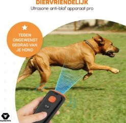 Vulpes Pets® Ultrasone Anti Blaf Apparaat – 3-in-1 Anti Blaf Apparaat Pro - Diervriendelijk & Zonder Schok - Alternatief Anti Blafband - Voor Kleine & Grote Honden - Audio - Flashlight - USB-Oplaadbaar -Huisdierenserie Winkel 1200x1172 2