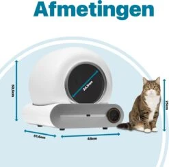 BOME Automatische Kattenbak - Zelfreinigende Kattenbak - Met App En Touchscreen - 65L -Huisdierenserie Winkel 1200x1182 2