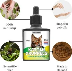 Natuurlijke Vlooiendruppels Voor Katten - Vanaf 4 Kg - 100% Natuurlijk - Vlooien - Zonder Giftige Pesticiden - 30 Ml - Speciale Formule Voor Katten - Vachtdruppels - Made In Holland -Huisdierenserie Winkel 1200x1188 1