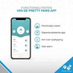 Pretty Paws PP005 Wifi Voerautomaat Zwart - Automatische Voerbak - Slimme Voerautomaat Met App - Instelbaar Voedingsschema - WIFI -Huisdierenserie Winkel 1200x1190 8