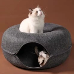 Merkloos A.K.A. Kattentunnel En Kattenmand In-1 – Kattenspeelgoed Speeltunnel Kattenhuis – Kattenhol Rond Kattenspeeltjes - Cat Cave Donut - Antraciet Vilt 13 Merkloos A.K.A. Kattentunnel En Kattenmand In-1 – Kattenspeelgoed Speeltunnel Kattenhuis – Kattenhol Rond Kattenspeeltjes - Cat Cave Donut - Antraciet Vilt -Huisdierenserie Winkel 1200x1195 5