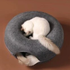 Merkloos A.K.A. Kattentunnel En Kattenmand In-1 – Kattenspeelgoed Speeltunnel Kattenhuis – Kattenhol Rond Kattenspeeltjes - Cat Cave Donut - Antraciet Vilt 17 Merkloos A.K.A. Kattentunnel En Kattenmand In-1 – Kattenspeelgoed Speeltunnel Kattenhuis – Kattenhol Rond Kattenspeeltjes - Cat Cave Donut - Antraciet Vilt -Huisdierenserie Winkel 1200x1196 4