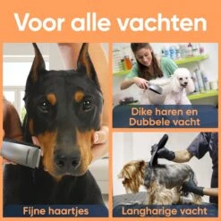 Happysnoots Hondentondeuse Draadloos Voor Dikke Vacht - Tondeuse Hond & Kat - Hondentrimmer - Professioneel Dieren Tondeuse -Huisdierenserie Winkel 1200x1200 165