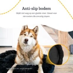 All 4 Pets Supply® Hondenmand Donut - Maat XL - Geschikt Voor Honden Tot 100 Cm - Hondenkussen - Zwart -Huisdierenserie Winkel 1200x1200 190
