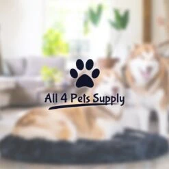 All 4 Pets Supply® Hondenmand Donut - Maat XL - Geschikt Voor Honden Tot 100 Cm - Hondenkussen - Zwart -Huisdierenserie Winkel 1200x1200 196