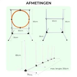 AYOO Agility Voor De Hond - Honden Training - Honden Behendigheid Set - Hondenparcours - Training Huisdieren - Honden Agility Set - Slalom - Horde - Draagzak - Agility Set - Oranje - Wit - GRATIS Speeltouw 14 AYOO Agility Voor De Hond - Honden Training - Honden Behendigheid Set - Hondenparcours - Training Huisdieren - Honden Agility Set - Slalom - Horde - Draagzak - Agility Set - Oranje - Wit - GRATIS Speeltouw -Huisdierenserie Winkel 1200x1200 223