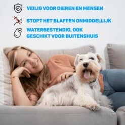 Vulpes Pets® Anti Blaf Apparaat Pro - Anti Blafband Voor Alle Honden - Luxe Hondentrainer - Diervriendelijk & Zonder Schok - Inclusief 9V Batterij - Waterbestendig - Ophangbaar - Instelbare Ultrasone Niveauregeling - 4 Standen -Huisdierenserie Winkel 1200x1200 261