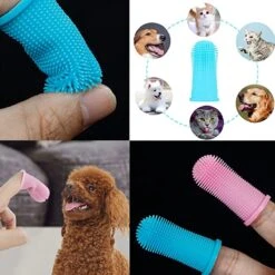 Doodadeals® 4 Stuks Siliconen Honden Tandenborstel - Tanden Borstel Hond - Silicone Dog Tootbrush - Multikleur -Huisdierenserie Winkel 1200x1200 3