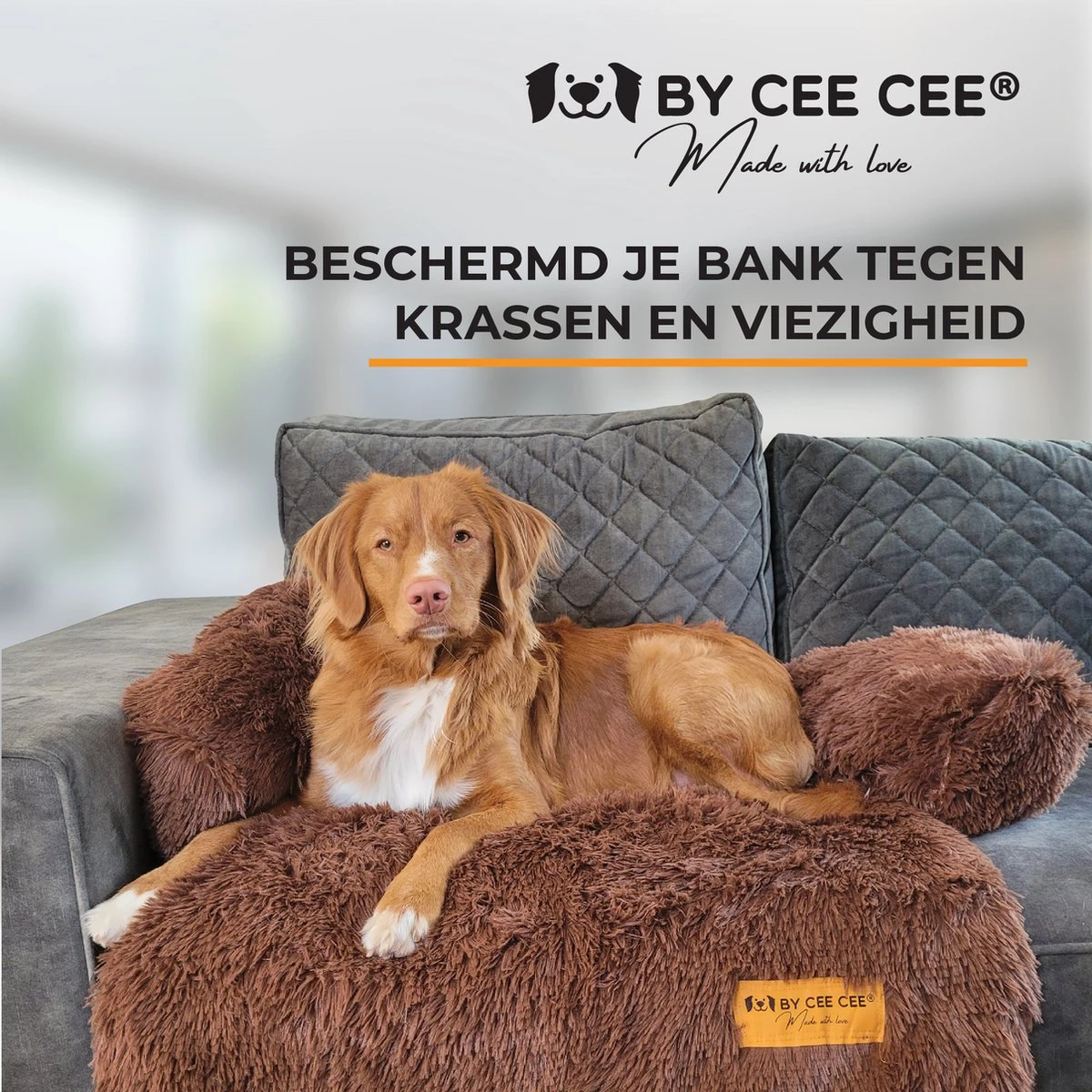 Origineel Hondendeken Voor Bank– Hondenkleed Fluffy – Pluche Hondenbed - Hondenmand Premium - Volledig Afritsbaar 4 Origineel Hondendeken Voor Bank– Hondenkleed Fluffy – Pluche Hondenbed - Hondenmand Premium - Volledig Afritsbaar - Afbeelding 2