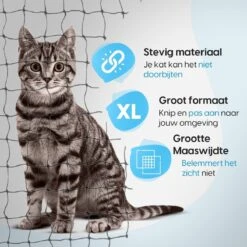 Kattennet Voor Balkon 4 X 10 M - Kattennet - Katten Gaas - Zwart 13 Kattennet Voor Balkon 4 X 10 M - Kattennet - Katten Gaas - Zwart -Huisdierenserie Winkel 1200x1200 492