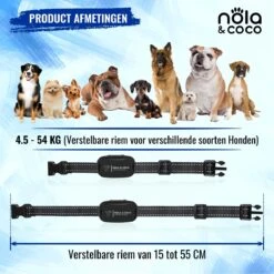 Nola & Coco® Oplaadbare Anti Blafband - 4 Kleuren - Zonder Schok - Waterdichte Diervriendelijke Blaf Halsband - Opvoedingshalsband - Voor Grote En Kleine Honden - Lichte Vibratie En Geluid - 3 Tot 60kg -Huisdierenserie Winkel 1200x1200 66