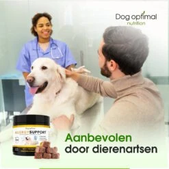 DOG OPTIMAL ANTI ALLERGY SUPPORT 120 Stuks - Allergie - Honden - Hondensnacks - Hondenkoekjes - Hondensupplementen - Honden - Puppy - Hondenvoeding - Weerstand - Jeuk-hond - Jeuk -Huisdierenserie Winkel 1200x1200 72