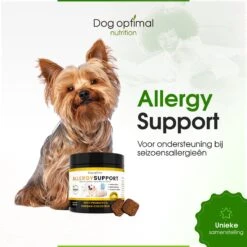 DOG OPTIMAL ANTI ALLERGY SUPPORT 120 Stuks - Allergie - Honden - Hondensnacks - Hondenkoekjes - Hondensupplementen - Honden - Puppy - Hondenvoeding - Weerstand - Jeuk-hond - Jeuk -Huisdierenserie Winkel 1200x1200 75