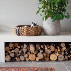 District 70 COCOON - Luxe Hondenmand Van Duurzaam Hoogwaardig Riet Met Zacht Kussen - Maten S/M/L - Large -Huisdierenserie Winkel 1200x1200 90