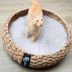 District 70 COCOON - Luxe Hondenmand Van Duurzaam Hoogwaardig Riet Met Zacht Kussen - Maten S/M/L - Large -Huisdierenserie Winkel 1200x1200 92