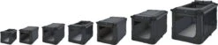 Maelson Soft Kennel - Robuuste Hondenbench Van Zacht Materiaal - Opvouwbare Kennel Met Stevig Stalen Binnenframe - Zwart/antraciet - XXS / XS / S / M / L / XL / XXL - 72 S -Huisdierenserie Winkel 1200x246