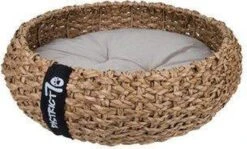 District 70 COCOON - Luxe Hondenmand Van Duurzaam Hoogwaardig Riet Met Zacht Kussen - Maten S/M/L - Large -Huisdierenserie Winkel 1200x722