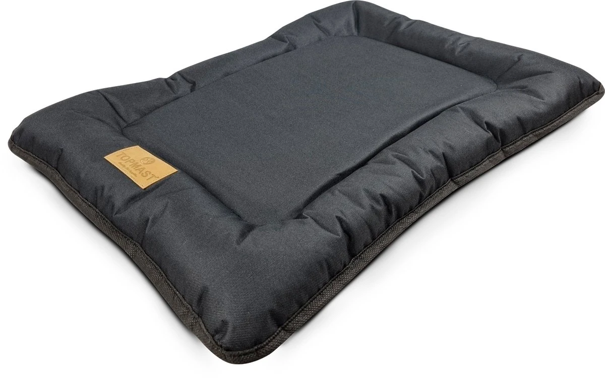Topmast DryMat - Waterproof Benchmat - Polyester - Zwart - Large - 102 X 66 X 7 Cm - Benchkussen - Voor Honden