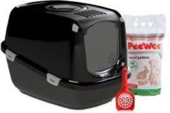 PeeWee Kattenbak XXL EcoDome Startpakket - Zwart - 66,5 X 48,5 X 46,5 Cm 18 PeeWee Kattenbak XXL EcoDome Startpakket - Zwart - 66,5 X 48,5 X 46,5 Cm -Huisdierenserie Winkel 1200x797 2