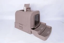 Adori Kattentoiltet Rattan Taupe - Kattenbakken - 69x42x41 Cm -Huisdierenserie Winkel 1200x817 1