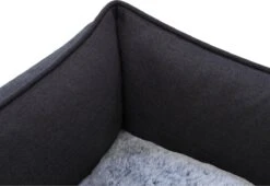 Benzano - Hondenmand - All Season - Wasmachine Wasbaar - Omkeerbaar Kussen - Pluche - Schuimvulling - Antraciet - 100 CM -Huisdierenserie Winkel 1200x827 2