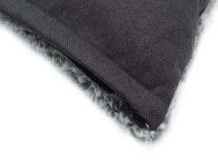 Benzano - Hondenmand - All Season - Wasmachine Wasbaar - Omkeerbaar Kussen - Pluche - Schuimvulling - Antraciet - 100 CM -Huisdierenserie Winkel 1200x900 10