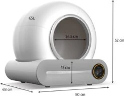 Merkloos Petlux® Zelfreinigende Automatische Kattenbak Met App En LED-Touch 24 Merkloos Petlux® Zelfreinigende Automatische Kattenbak Met App En LED-Touch -Huisdierenserie Winkel 1200x921 2