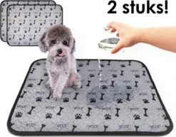 Jooba Puppy Training Pads - Wasbare Puppy Pads 2 Stuks - Hondentoilet - 70x50cm - Puppy