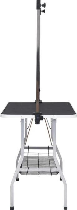 VIDAXL Hondentrimtafel Verstelbaar Met 2 Lussen En Opbergschap -Huisdierenserie Winkel 441x1200