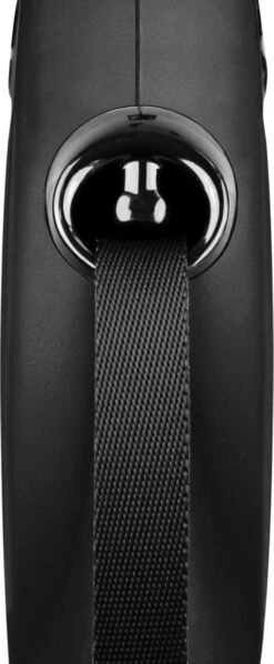 Flexi Rollijn New Classic Tape Large 8 M - Hondenriem - Zwart Tot 50kg -Huisdierenserie Winkel 496x1200