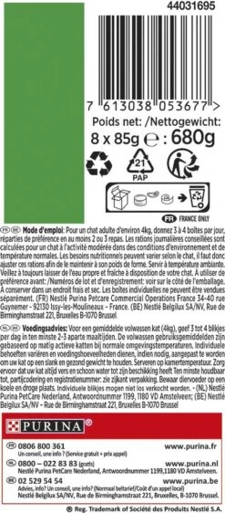 Gourmet Nature's Creations - Kattenvoer Natvoer - Zeevis - 48 X 85 Gr -Huisdierenserie Winkel 527x1200 1