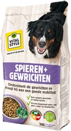 VITALstyle SPIEREN+GEWRICHTEN - Hondenbrokken - 12 Kg -Huisdierenserie Winkel 652x1200