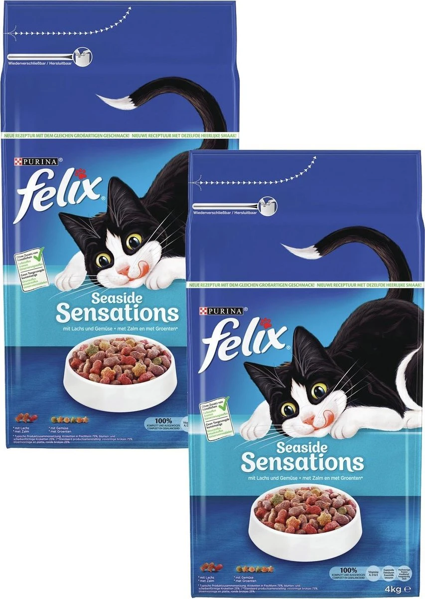 Felix Vis Sensations - Kattenvoer - 2 X 4 Kg 4 Felix Vis Sensations - Kattenvoer - 2 X 4 Kg - Afbeelding 2