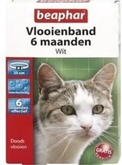 Beaphar Vlooienband - Wit - 1 Stuk -Huisdierenserie Winkel 884x1200