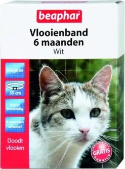 Beaphar Vlooienband - Wit - 1 Stuk -Huisdierenserie Winkel 892x1200 1