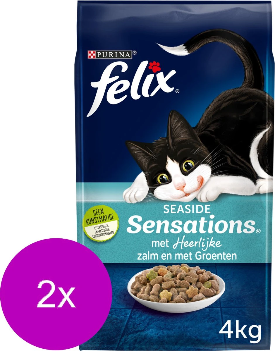 Felix Vis Sensations - Kattenvoer - 2 X 4 Kg 6 Felix Vis Sensations - Kattenvoer - 2 X 4 Kg - Afbeelding 4